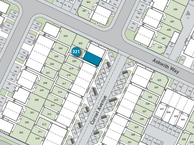 Site plan - artist's impression subject to change.